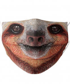 SLOTH FUN FACE SLOWLY LOVER FUNNY FACE MASK