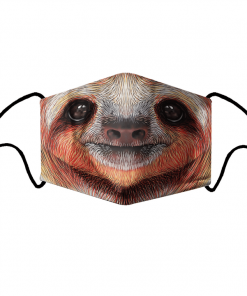 SLOTH FUN FACE SLOWLY LOVER FUNNY FACE MASK