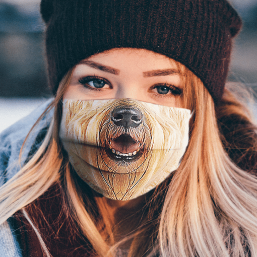 SOFT COATED WHEATEN TERRIER SCWT DOG LOVER FACE MASK