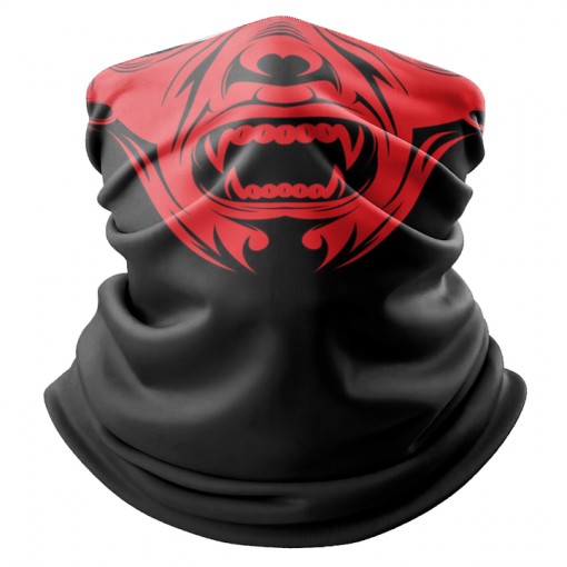 RED DEVIL FACE MASK NECK GAITER