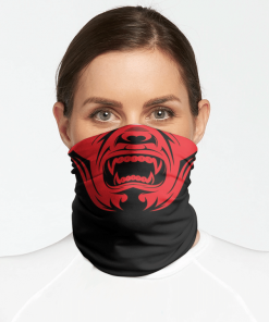 RED DEVIL FACE MASK NECK GAITER