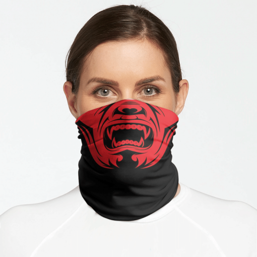 RED DEVIL FACE MASK NECK GAITER