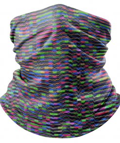 LIFE'S A GLITCH FACE MASK NECK GAITER