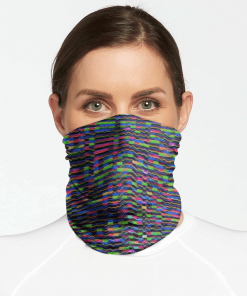 LIFE'S A GLITCH FACE MASK NECK GAITER