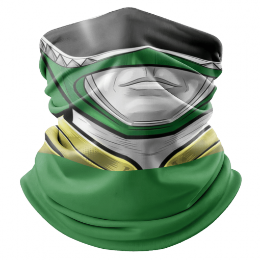 GREEN RANGER FACE MASK NECK GAITER