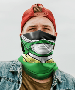 GREEN RANGER FACE MASK NECK GAITER