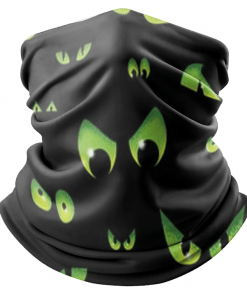 SPOOKY EYES SKATER FACE MASK NECK GAITER