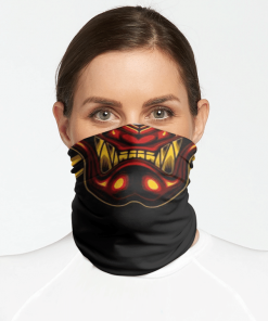 DEVIL RONIN AND CROSS SWORD FACE MASK NECK GAITER