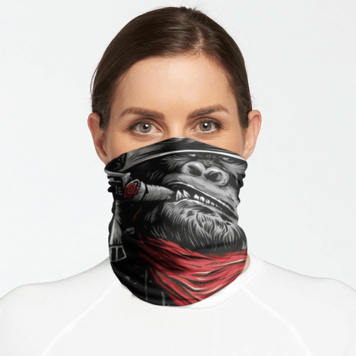 GRITTY GORILLA FACE MASK NECK GAITER