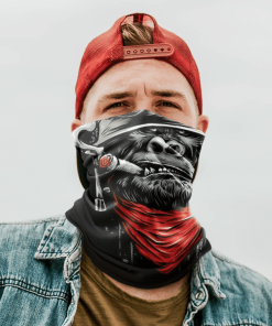 GRITTY GORILLA FACE MASK NECK GAITER