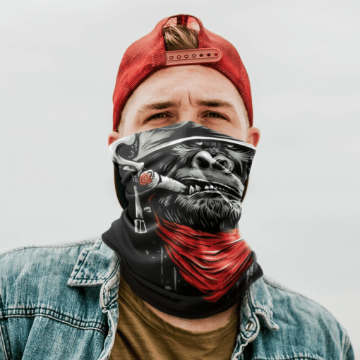 GRITTY GORILLA FACE MASK NECK GAITER