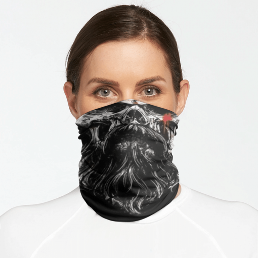 GOD OF WAR SKULL FACE MASK NECK GAITER