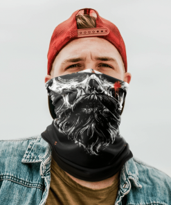 GOD OF WAR SKULL FACE MASK NECK GAITER