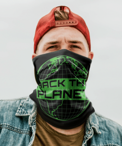 HACK THE PLANET FACE MASK NECK GAITER