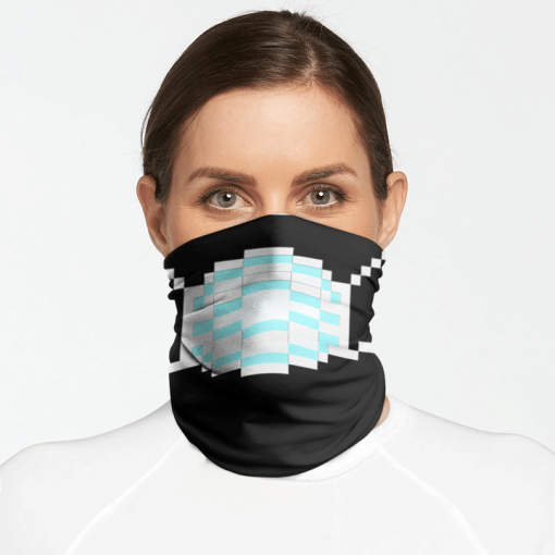 PIXEL MASK FACE MASK NECK GAITER