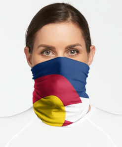 COLORADO FLAG FACE MASK NECK GAITER