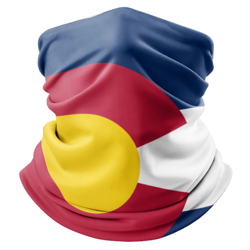 COLORADO FLAG FACE MASK NECK GAITER