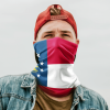 GEORGIA FLAG FACE MASK NECK GAITER