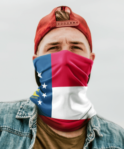 GEORGIA FLAG FACE MASK NECK GAITER