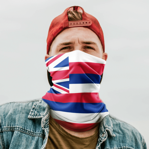 HAWAII FLAG FACE MASK NECK GAITER