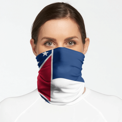 MISSISSIPPI FLAG FACE MASK NECK GAITER