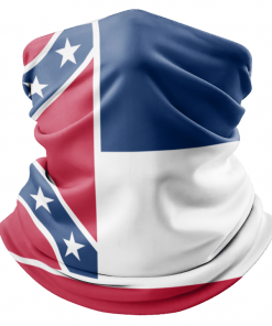 MISSISSIPPI FLAG FACE MASK NECK GAITER