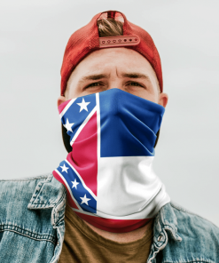 MISSISSIPPI FLAG FACE MASK NECK GAITER