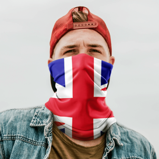 UNITED KINGDOM UNION JACK FLAG FACE MASK NECK GAITER