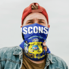 WISCONSIN FLAG FACE MASK NECK GAITER