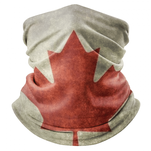 CANADIAN FLAG FACE MASK NECK GAITER