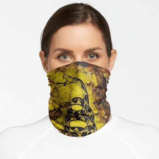 DON'T TREAD ON ME GADSDEN AMERICAN FLAG FACE MASK NECK GAITER