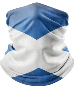 GRUNGE SCOTLAND FLAG FACE MASK NECK GAITER
