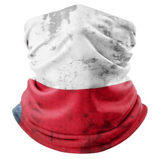 GRUNGE TEXAS STATE FLAG FACE MASK NECK GAITER