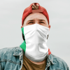 ITALY FLAG FACE MASK NECK GAITER