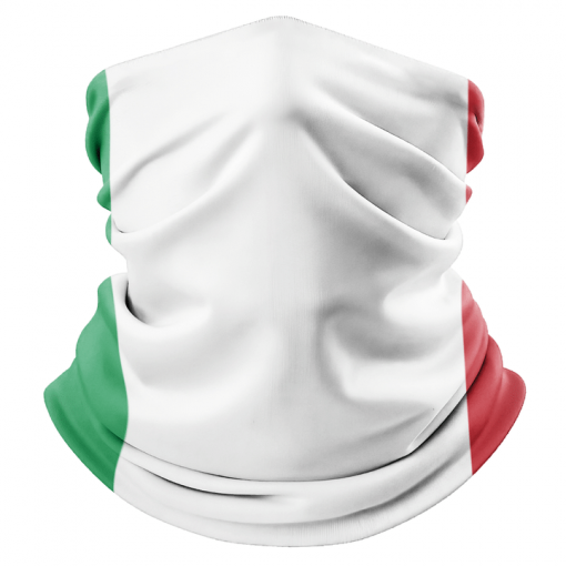 ITALY FLAG FACE MASK NECK GAITER