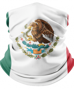 MEXICAN FLAG FACE MASK NECK GAITER