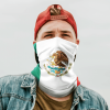 MEXICAN FLAG FACE MASK NECK GAITER
