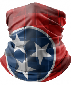 TENNESSEE STATE FLAG FACE MASK NECK GAITER