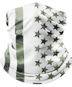 MILITARY GREEN AMERICAN FLAG FACE MASK NECK GAITER