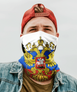 RUSSIAN FLAG FACE MASK NECK GAITER