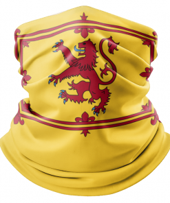 SCOTTISH ROYAL FLAG LION FACE MASK NECK GAITER