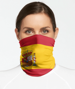 SPAIN FLAG FACE MASK NECK GAITER