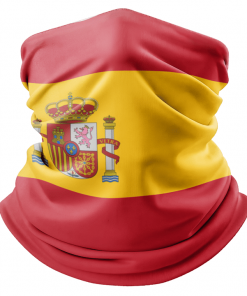 SPAIN FLAG FACE MASK NECK GAITER