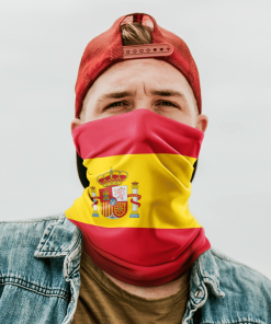 SPAIN FLAG FACE MASK NECK GAITER