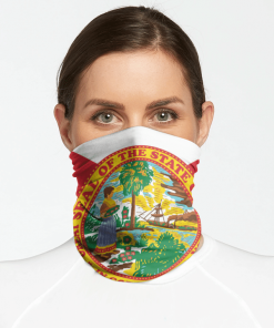 STATE OF FLORIDA FLAG FACE MASK NECK GAITER