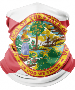 STATE OF FLORIDA FLAG FACE MASK NECK GAITER