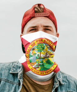 STATE OF FLORIDA FLAG FACE MASK NECK GAITER