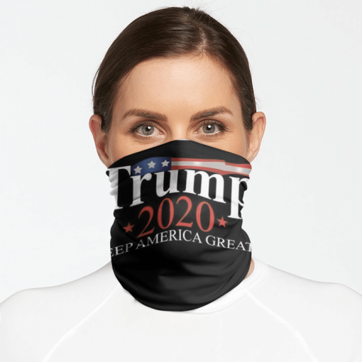 TRUMP 2020 KEEP AMERICA GREAT FACE MASK NECK GAITER