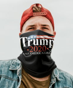 TRUMP 2020 KEEP AMERICA GREAT FACE MASK NECK GAITER