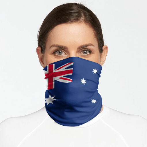 AUSTRALIAN FLAG FACE MASK NECK GAITER
